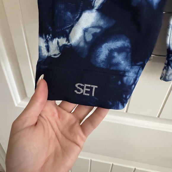 SET Active Blue Tie-Dye Athletic Shorts - Picture 3 of 4